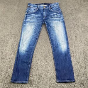 Citizens of Humanity Jeans Women’s 25 Dylan Drop Rise Cropped Straight Leg Blue